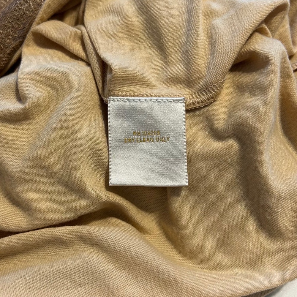Sundance‎ Duchess Dress Women Mesh Embroidered V-Neck XL Tan Floral Boho Wedding - Picture 8 of 8